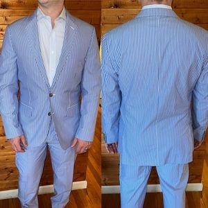 J Crew Ludlow summer 100% Cotton summer BLAZER JACKET ONLY 42R